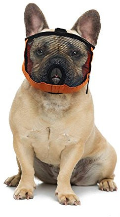 GrandeFinale Maulkörbe für Hunde mit flachem / kurzem Mund Bulldogge, Mops, Boxer, Shih Tzu, Pekinesisch, hergestellt in der EU (0(XXS), 1 (XS), 2 (S), 3 (M), 4 (L)