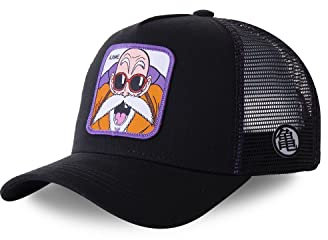 CAPSLAB Herren Casquette CL/DBZ/1 Baseball Cap, Noir,