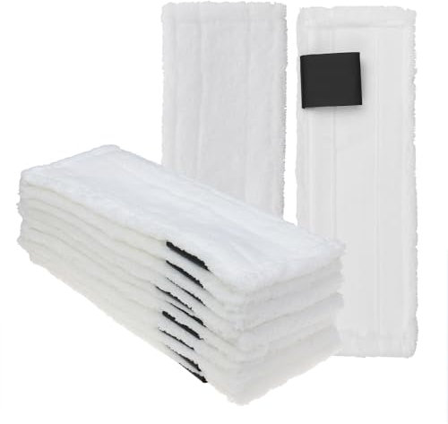 LTWHOME Bonnettes Microfibre de Rechange pour Nettoyeurs Vapeur Kärcher Easy Fix SC2, SC4, SC5 (Lot de 12)
