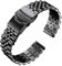 BINLUN Bracelets de Montres en Acier Inoxydable 18mm 20mm 22mm 24mm 26mm Bracelet Montre Metal Bracelets de Remplacement pour Montres Connectées pour Homme et Femme (Noir, 26mm)