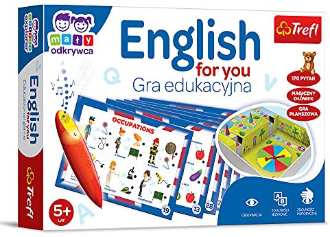 Trefl English for You - Der kleine Inhaber und Magische Bleistift Bildungsspiel für Kinder ab 5 Jahren