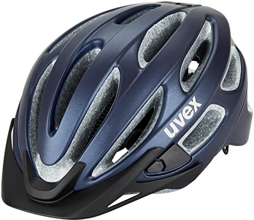 uvex True cc - Leichter Allround-Helm für Damen - individuelle Größenanpassung - erweiterbar mit LED-Licht - deep Space matt - 52-55 cm