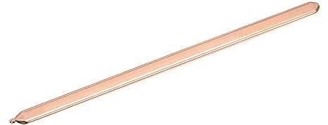 sourcing map Flaches Kupfer Heatpipe zum Kühlen von Laptop CPU GPU Kühlkörper 200 mm x 8 mm x 3 mm