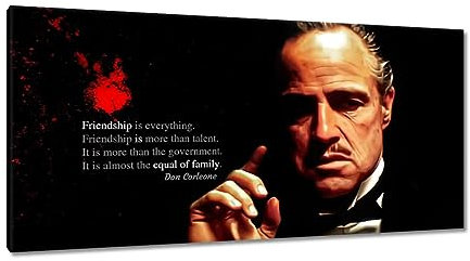 H2531M Leinwandbild, Motiv: Der Pate, 115 x 55 cm