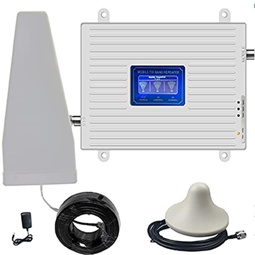 GUOZ LTE GSM 2G 3G 4G téléphone Portable Booster 3 Bande Mobile amplificateur de Signal Mobile DCS wcdma 900 1800 2100,1