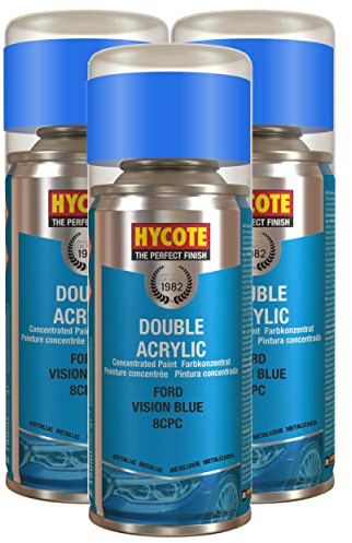 Hycote Ford Vision Blue (Metallic) 150ml (Pack of 3)