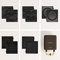 CREATE/STONE STUDIO/Sandwichmaker mit 5 austauschbaren Platten in Schwarz/Sandwich-Grill, Waffel, Taiyaki, Pfannkuchen und Donuts, Antihaftbeschichtung, 100° Öffnung, 600W