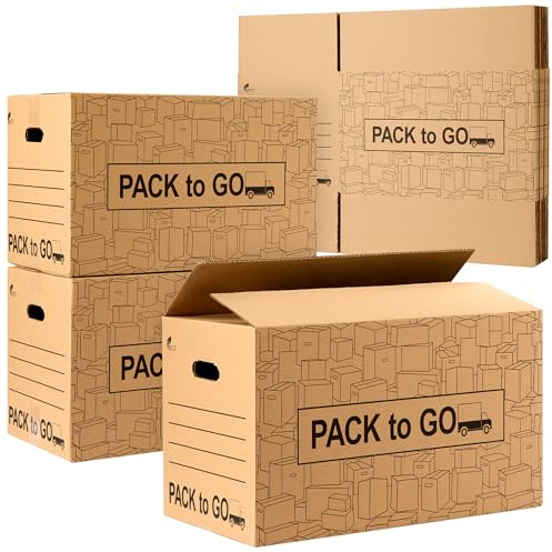 40 cajas carton mudanza, almacenaje, moving boxes, box, envios, packing embalaje paquetes libros 50x30x30 cardboard medianas (Pack 40 Cajas 50x30x30 cm.)