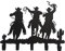 VIVICOMFY Western Cowboy-Garderobenhaken, Wanddekoration, Cowboy-Aufhänger und Schlüsselhaken, Halter, Kleidung, Hutablage und Rucksack, süße Heimdekoration für Aufbewahrung, Wohnzimmer, Flur, Büro