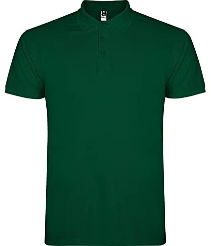 ROLY Polo Star 6638 Hombre Verde Botella 56 S