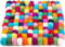 Woolygon Tapis de Dessous de Plat en Feutre - Table sous Verre en Feutre | Dessous de Verre de Voiture, Design en Feutre Durable Feutré à la Main au Népal - Multicolore 7,8 Pouces