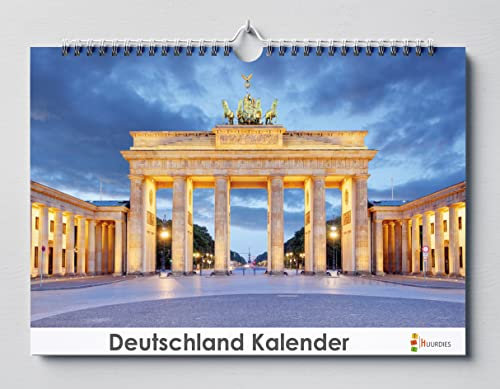 Huurdies ® - Deutsche Städte Geburtstagskalender - 35x24cm - Wandkalender -. (Deutschland)