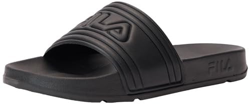 FILA Homme Morro Bay Slipper Sandale à glissière, Black-Black, 43 EU