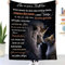 Kuscheldecke Flauschige Vater Tochter Deck, Personalisierte Geschenke Decke für Tochter von Papa, Super Weiche Flanelldecke Wohndecke Tagesdecke Sofadecke Ideal für Geburtstag Weihnachten Geschenk