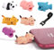Tier Handy Datenleitung Schutz,Tiere Kabel Silikon Protector,Ladekabel Saver,Universal Nette Kabelbruch Schutz Silikon,Kabel Kabelschutz für Verschiedene Datenkabel,mit Kabelbinder,7 Stück