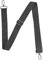 Strape Black (5) 5X Unisex Tragegurt & Schultergurt verstellbar - Gurt schwarz - Handtaschengurt - Taschengurt für Taschen & Rucksack & Handtasche als Schulterriemen (Mengenauswahl)