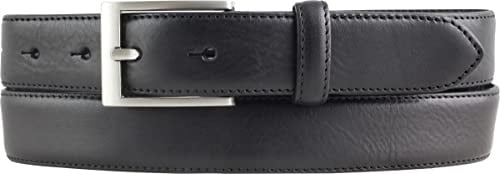 BELTINGER Hochwertiger Anzuggürtel aus Vollrindleder 3,0 cm | Bombierter Ledergürtel Herren 30mm | Business-Gürtel made in Italy