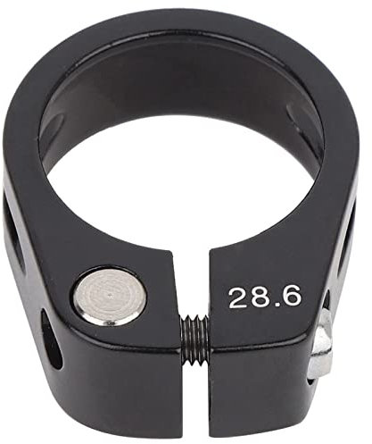 Rohrschelle, 28,6 Mm Aluminiumlegierung, Bolzentyp, Fahrrad-V-Band-Rohrschelle für Fahrräder und Fahrräder (BLACK)