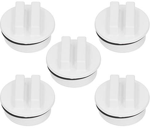 Pack of 5 Winter Plugs, 1.5 Inch Winter Plugs, Pool Winter Plugs, Nozzle Filter, Drain Plug with O-Ring Drain Plug Caps for Inlet Nozzles or Skimmer Winter Plugs