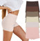 SHARICCA Hotpants Boxershorts Damen Nahtlos Kurze Radlerhose Beige Boxershorts Hohe Taille Damen Seamless Unterhosen Baumwolle Shorts (Mehrfarbig-6P07, M)