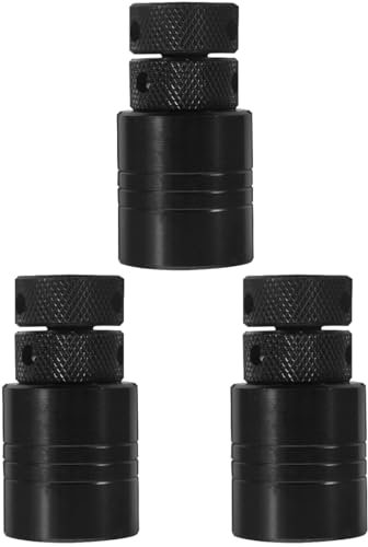 ULTECHNOVO Adjustable Mini Screw Jack Stand Steel Machinist Lifting Tool with Knurled Grip for Automotive Construction Manufacturing Applications