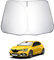 LUWU Sonnenschutz Auto Kompatibel mit Renault Megane 4 IV GT RS 2016-2024 2025 Sonnenschutz Windschutz Auto Sonnenblende Klappbarer Sonnenblende Schutz Sonnenblende Abdeckung