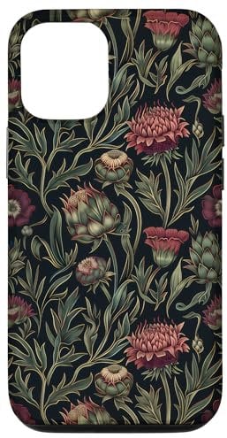 iPhone 13 Vintage Floral Artichoke and Thistle William Morris Style Case