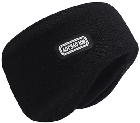 VYIBPDY Scaldaorecchie in pile paraorecchie invernali per uomo e donna per corsa yoga sci equitazione fascia per orecchie (nero)