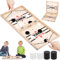 Fast Sling Puck Game - Foosball Winner Board Game, 2 in 1 Sling Puck Spiel Klappbar Hockey Brettspiel 2 Personen Tischfussball Gewinnerspiel Portable Tischhockey Kinder Interaktion Match-Spiel,58x29cm