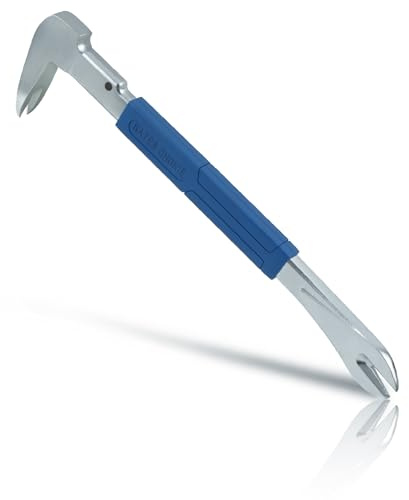 Bates- Cats Paw Nail Puller Tool, 10, Small Pry Bar with Forged Steel Construction & No-Slip Cushion Grip, Crowbar Tool for Home Remodeling, Woodworking & Precision Tasks