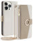 CasurvivePro Borsa magnetica in pelle PU antiurto flip cover adatta per modello di telefono vivo X200 Pro 5G, uso multifunzionale: portafoglio, supporto per telefono, ecc. Bianco