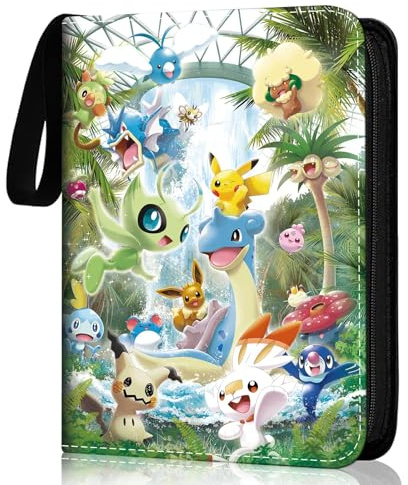 Raccoglitore Carte Pokemon, Album Carte Collezionabili, 50 Pagine Può Contenere 400 Cartes
