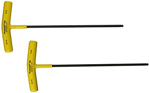 BONDHUS, PBT3/16 PROHOLD T-Handle BALLDRIVER HEX, 3/16, 75110