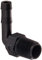 Banjo HB038-90 Polypropylene Hose Fitting, 90 Degree Elbow, 3/8 NPT Male x 3/8 Barbed