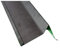 Ortgangblech 1 m lang Aluminium Natur 0,8 mm (groß)