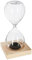 Atmosphera - Sablier Chic - pin et Verre - H15 cm