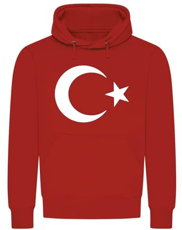 absenda Türkei Kapuzenpullover - Turkey Türkiye Istanbul Ankara Antalya Flagge Fahne Rot L