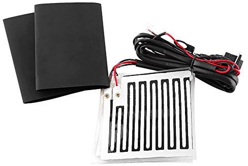 Keenso Lenkergriffe Heizungspad, Griffheziung Pad 12V Heizungspad 3 Position mit hitzebeständiges Klebeband und Abdeckung für Motorrad, Elektromobile, Handanhänger