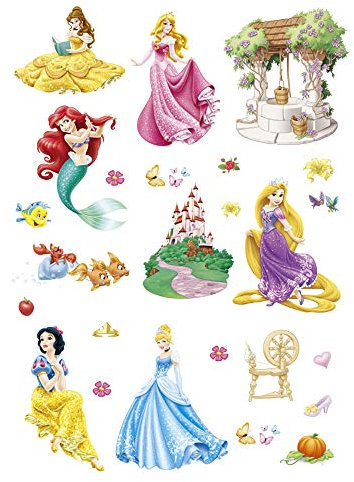 ufengke Wandtattoo Prinzessin Meerjungfrau Wandsticker Wandaufkleber Schloss Für Zimmer