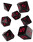 Q-Workshop CPU06 - Cyberpunk RPG Red Dice Set (7), 2.4 x 16.4 x 10.4 cm