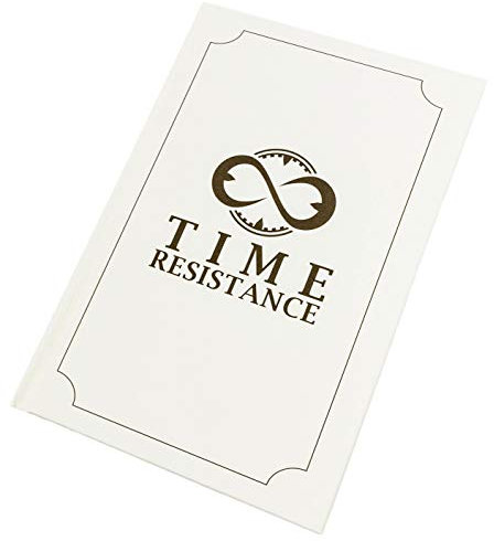 Time Resistance Notizbuch Hardcover blanko Papier für nachfüllbares A5 Tagebuch