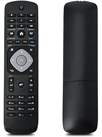 Télécommande Universelle pour téléviseur Intelligent LCD LED, télécommande de Remplacement pour téléviseur, Aucune Programmation ou Configuration requise. (Noir)