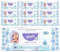 bella baby Happy Aqua Care Feuchttücher, 10er Pack (10x56 Stück), 100% biologisch abbaubar, 99% Wasser, ab dem 1. Lebenstag