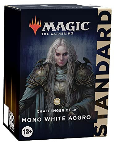 Magic The Gathering Challenger Deck 2022 de - a partir de 13 años, Mono White Aggro (Blanco - Versión en Inglés)