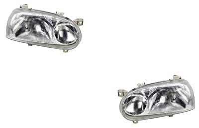 Johns, Scheinwerfer Satz passend für VW Golf Scheinwerfer III (1Hx0) 10/91-09/97 H1/H1 Set links & rechts Fahrers.