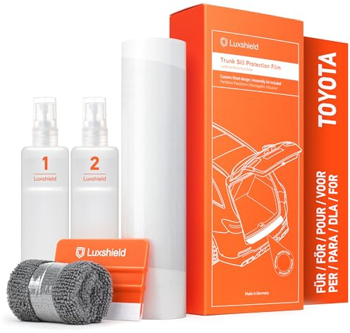Luxshield Ladekantenschutz Folie für Toyota Yaris Cross MXP I 2021-2026 - Stoßstangenschutz, Kratzschutz, Lackschutzfolie - Transparent