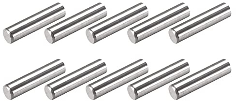 METALLIXITY Tassello Perno (5x14mm) 10pz, 304 Acciaio Inox Scaffale Supporto Pioli Perno Fissaggio Elementi - per Metallo Dispositivi, Mobili Installazione, Industriale, Fai da Te