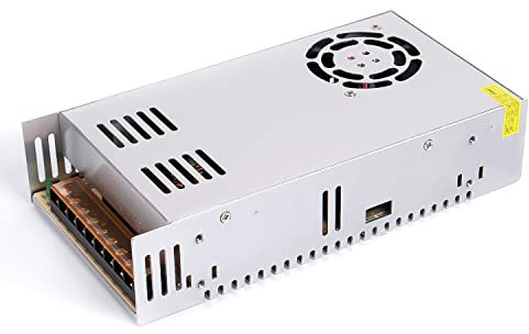 ANGEEK 12V 30A 360W DC Schaltnetzteil AC 110V/220V auf DC-12V Netzteil, Transformator mit konstanter Spannung, geeignet für LED-Streifen, Kameras, Überwachungssysteme, Beleuchtungsprojekte, etc.