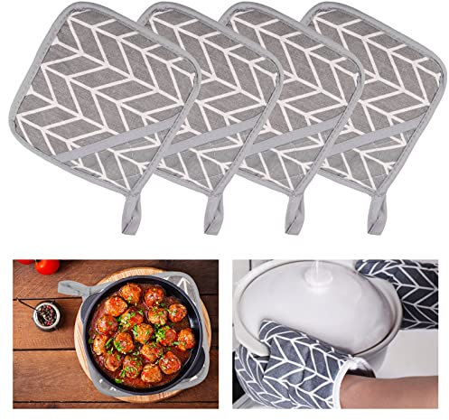 Hot Pot Holders Heat Resistant Mini Silicone Pot Holders with Pocket Oven Gloves Oven Pads Heat Resistant Hot Pads Kitchen Potholder Baking Pot Holder for Small Hands Oven Gloves Hot Pot Glove