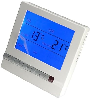 DOITOOL Digitaler Thermostat Wlan-thermostat Programmierbarer Lcd- Lcd-display- Weiß W-lan Fernbedienung Heizung